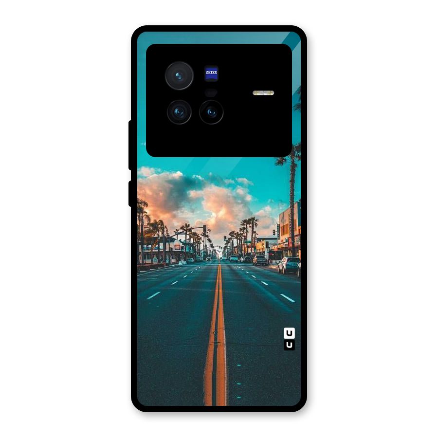 Sundown Road Glass Back Case for Vivo X80
