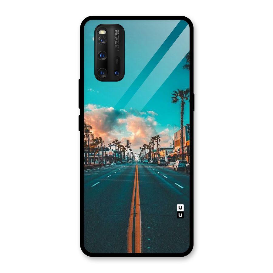 Sundown Road Glass Back Case for Vivo iQOO 3