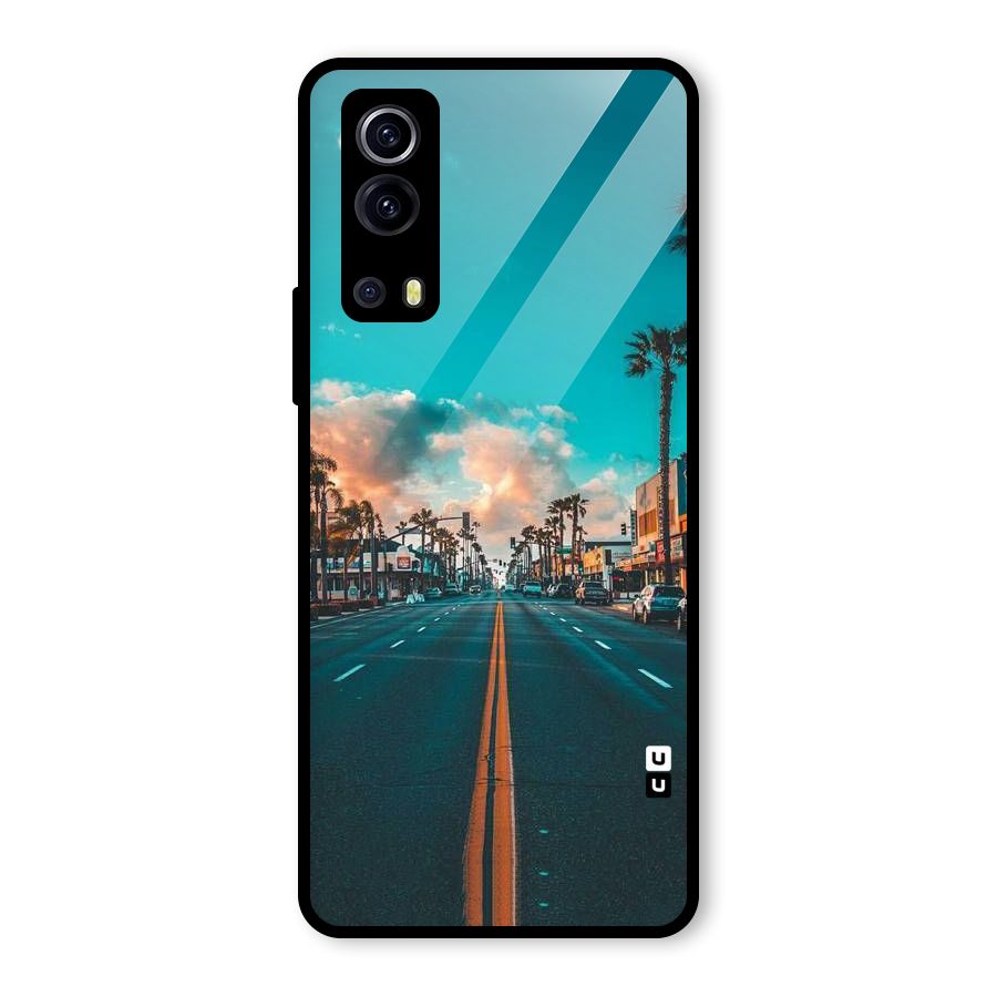 Sundown Road Glass Back Case for Vivo iQOO Z3