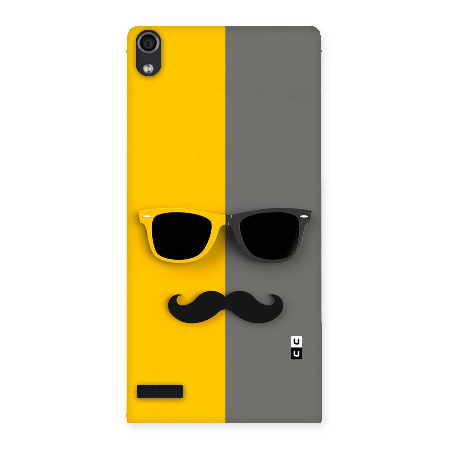 Sunglasses and Moustache Back Case for Ascend P6