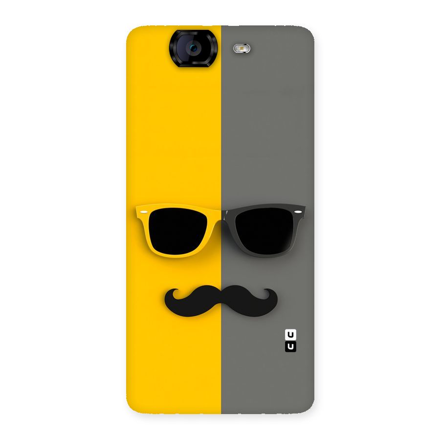 Sunglasses and Moustache Back Case for Canvas Knight A350
