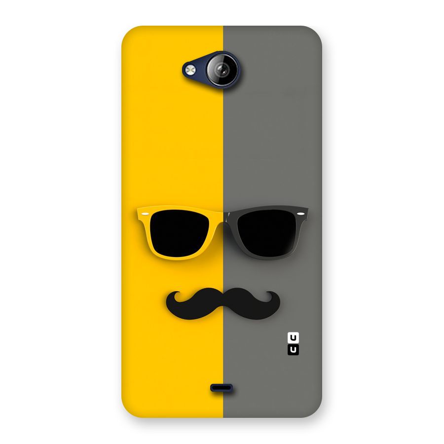 Sunglasses and Moustache Back Case for Canvas Play Q355
