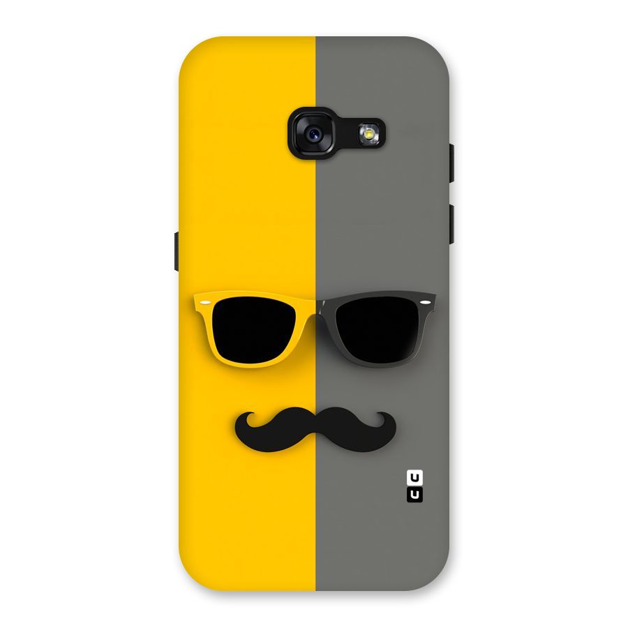 Sunglasses and Moustache Back Case for Galaxy A3 (2017)