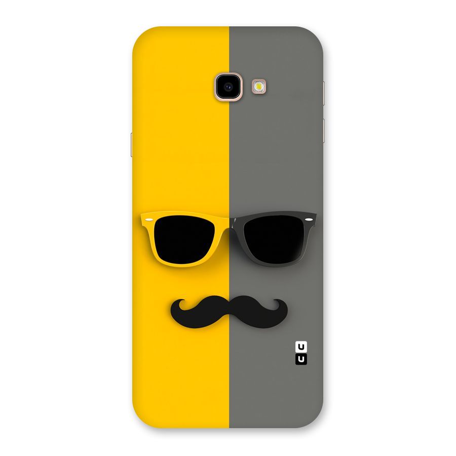 Sunglasses and Moustache Back Case for Galaxy J4 Plus