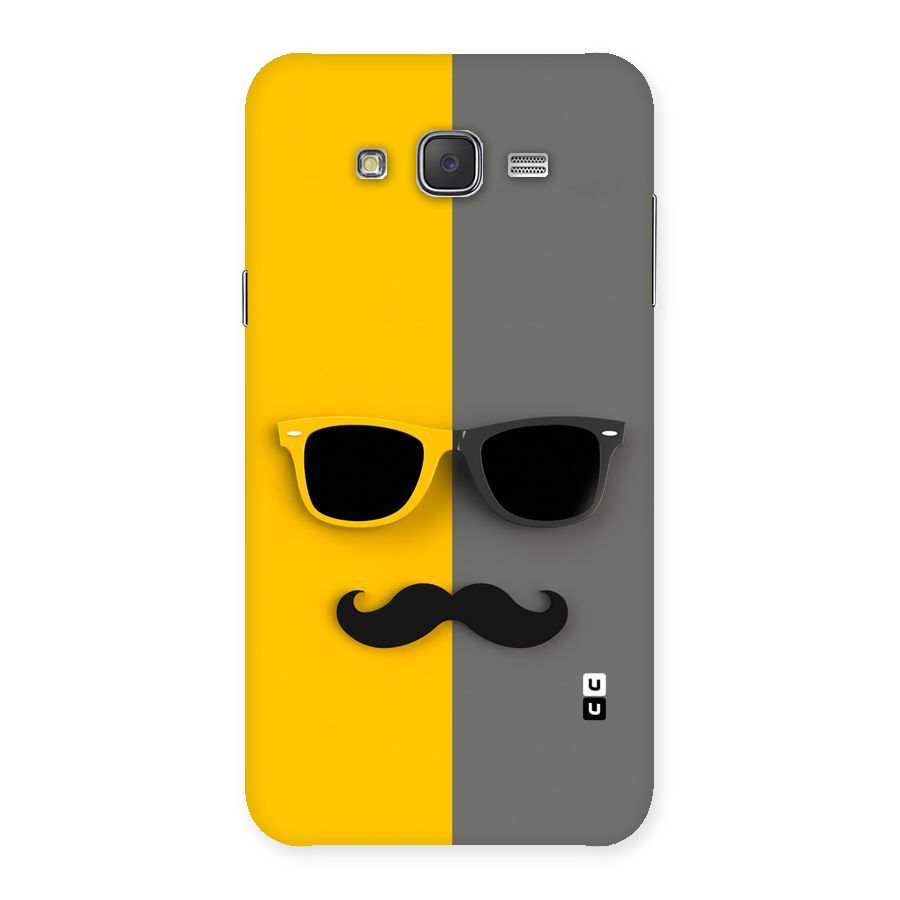 Sunglasses and Moustache Back Case for Galaxy J7