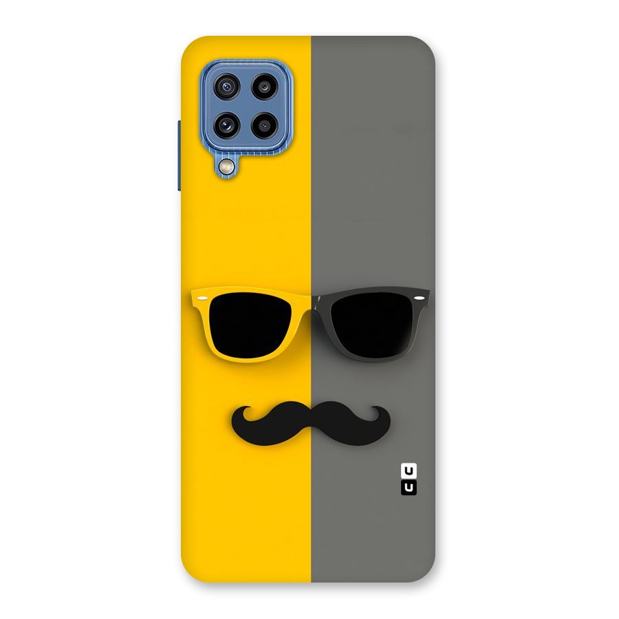 Sunglasses and Moustache Back Case for Galaxy M32