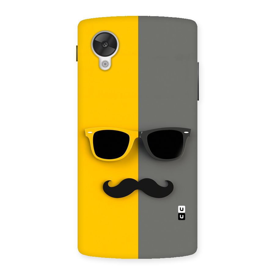 Sunglasses and Moustache Back Case for Google Nexsus 5