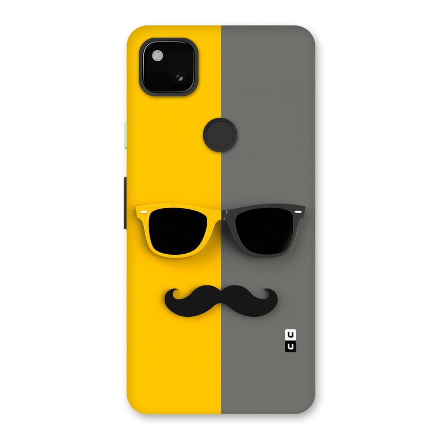 Sunglasses and Moustache Back Case for Google Pixel 4a