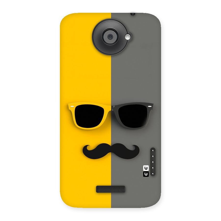 Sunglasses and Moustache Back Case for HTC One X
