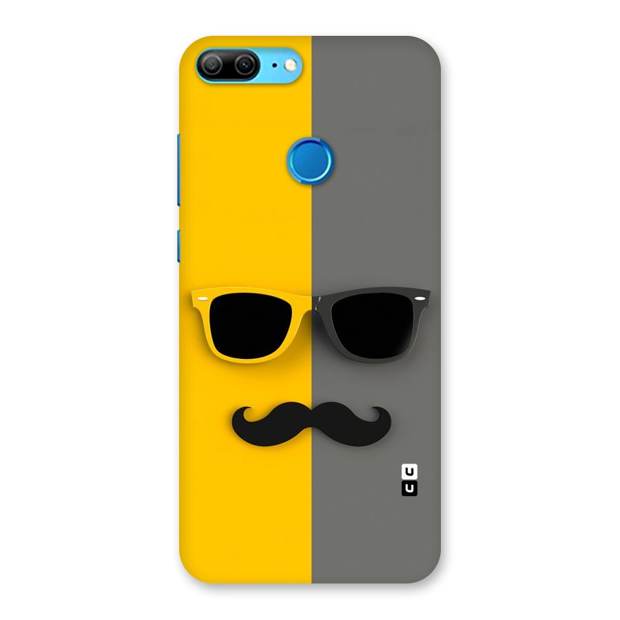 Sunglasses and Moustache Back Case for Honor 9 Lite