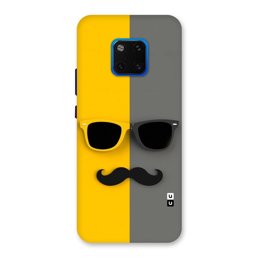 Sunglasses and Moustache Back Case for Huawei Mate 20 Pro