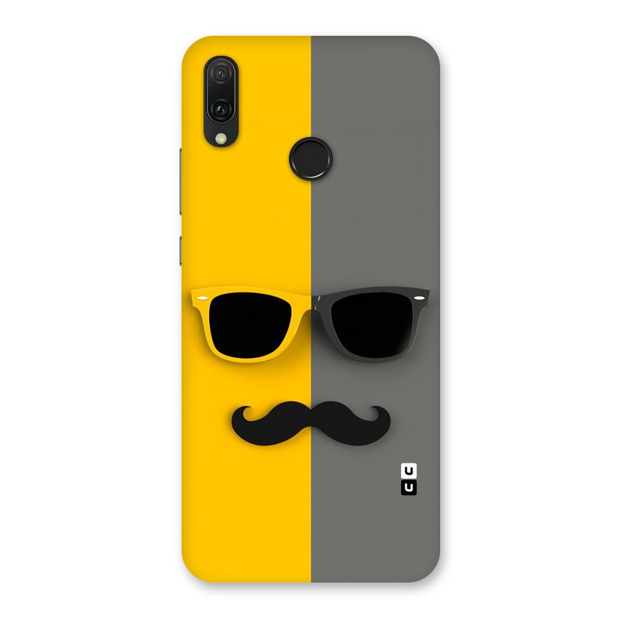 Sunglasses and Moustache Back Case for Huawei Y9 (2019)