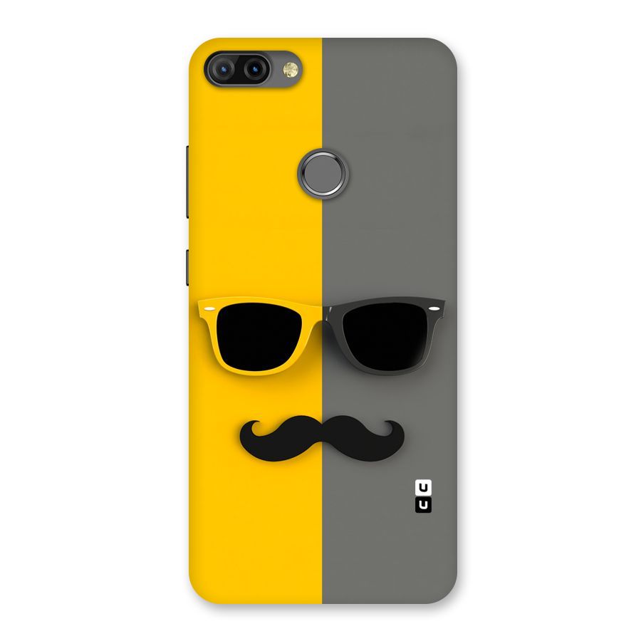 Sunglasses and Moustache Back Case for Infinix Hot 6 Pro