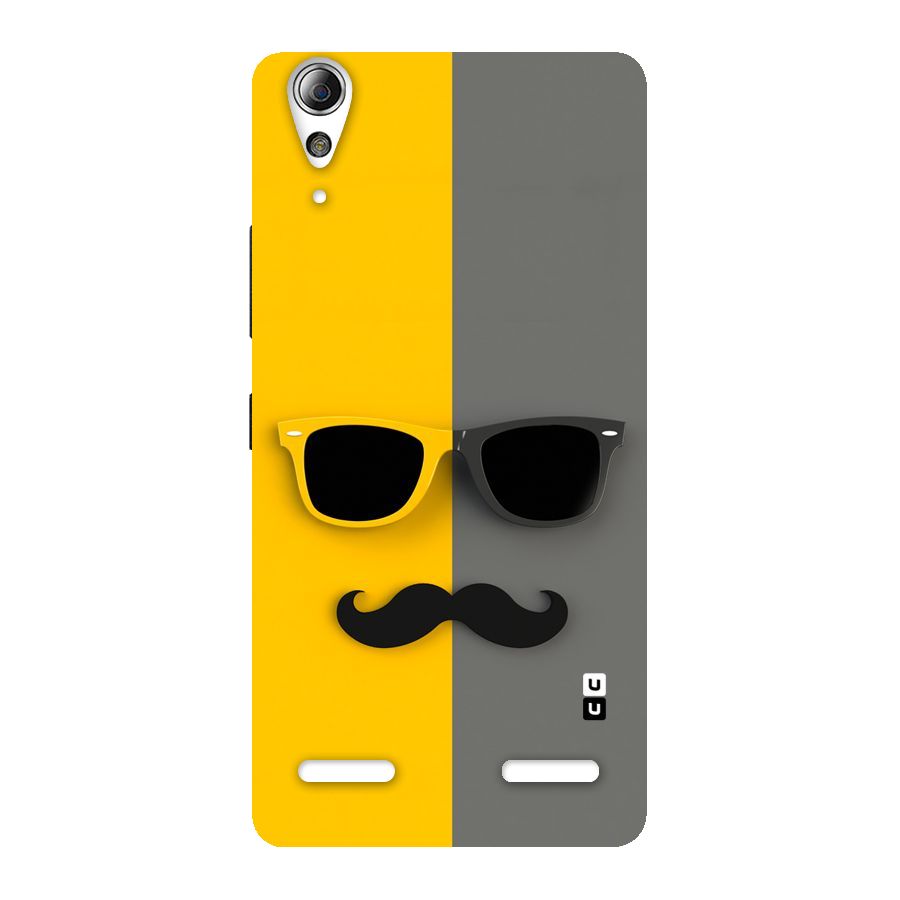 Sunglasses and Moustache Back Case for Lenovo A6000 Plus