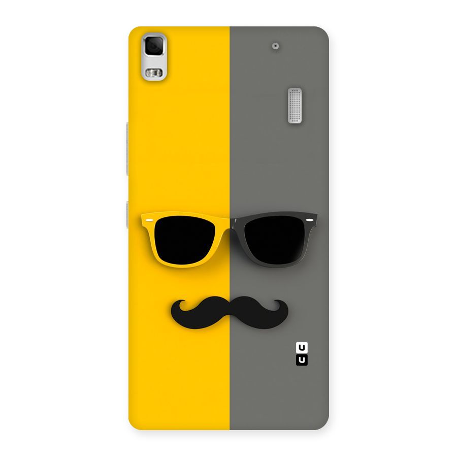 Sunglasses and Moustache Back Case for Lenovo K3 Note