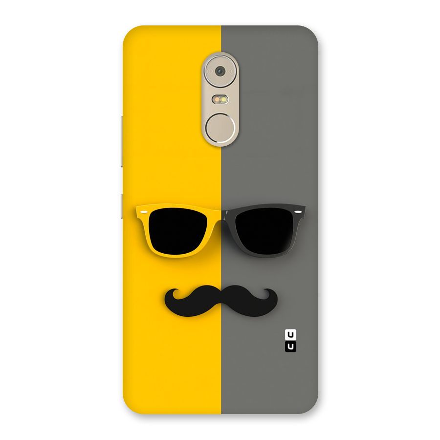 Sunglasses and Moustache Back Case for Lenovo K6 Note