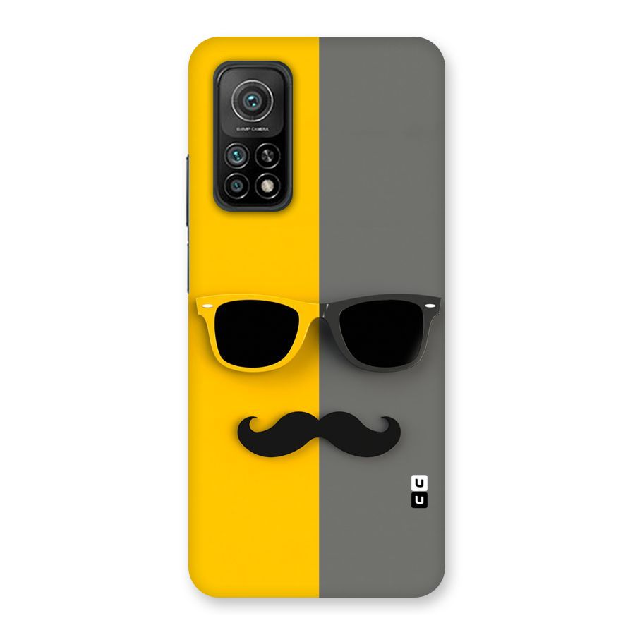 Sunglasses and Moustache Back Case for Mi 10T 5G