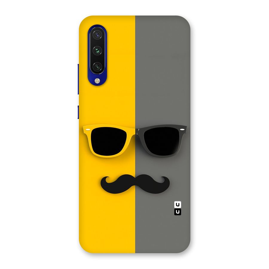 Sunglasses and Moustache Back Case for Mi A3