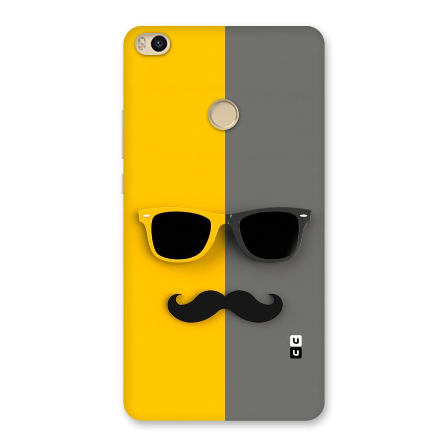 Sunglasses and Moustache Back Case for Mi Max 2