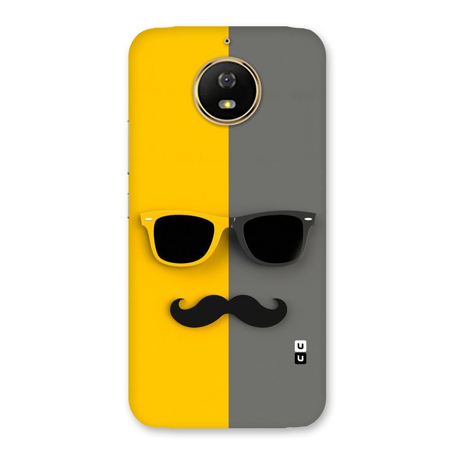 Sunglasses and Moustache Back Case for Moto G5s