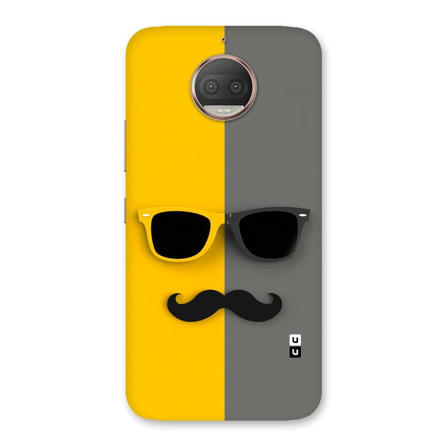 Sunglasses and Moustache Back Case for Moto G5s Plus