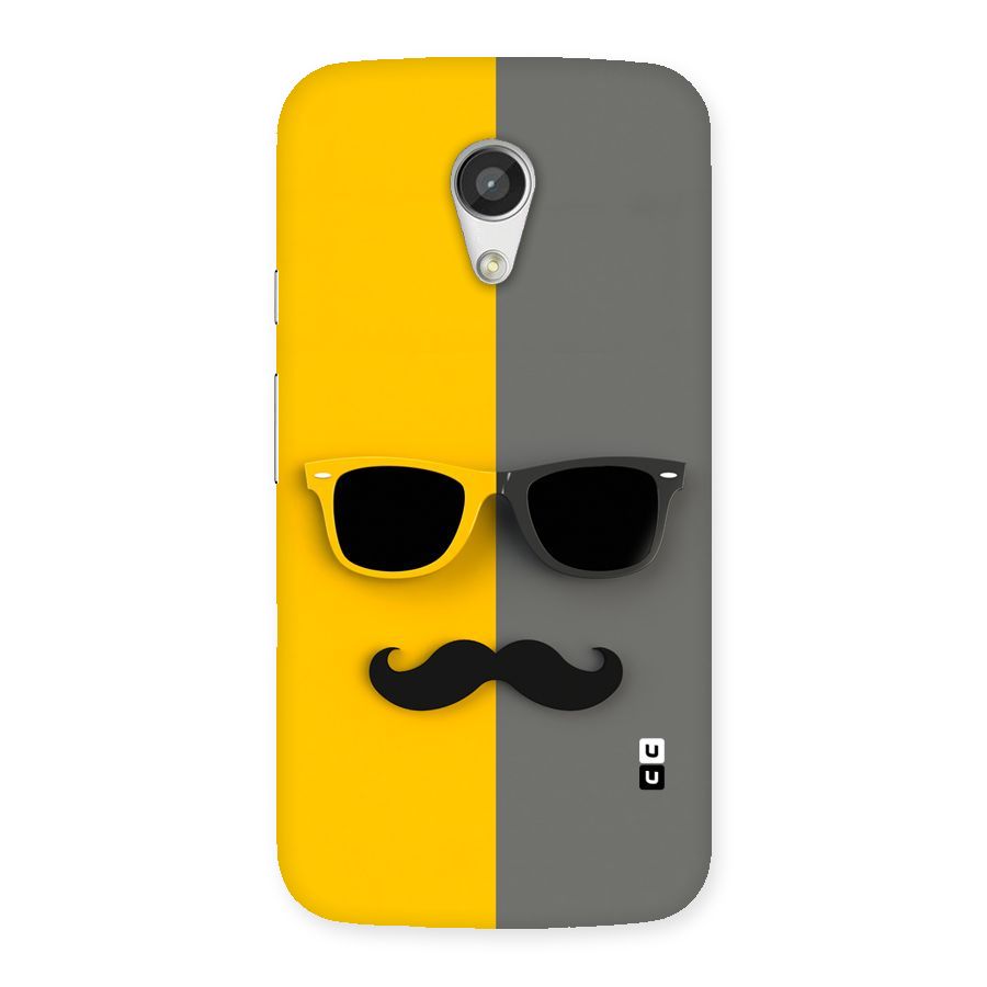 Sunglasses and Moustache Back Case for Moto G 2nd Gen