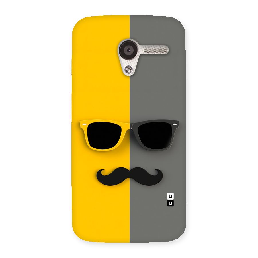 Sunglasses and Moustache Back Case for Moto X