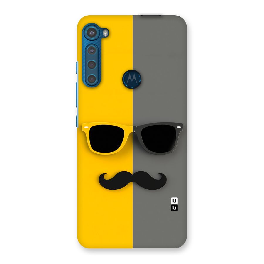 Sunglasses and Moustache Back Case for Motorola One Fusion Plus