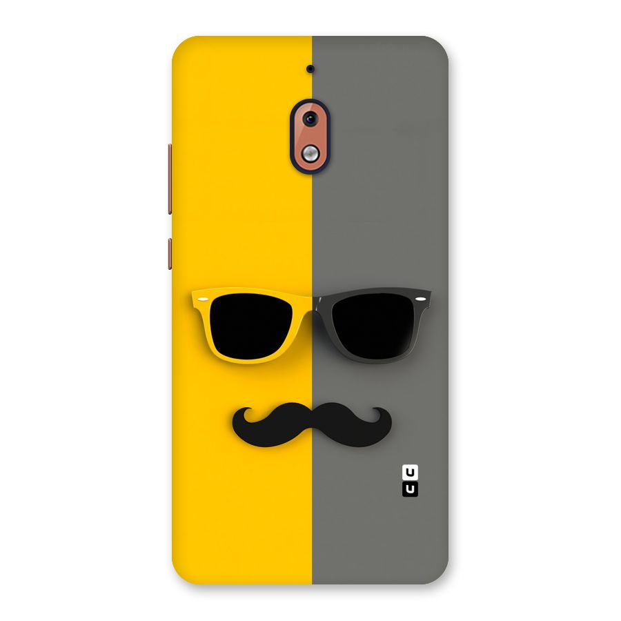 Sunglasses and Moustache Back Case for Nokia 2.1