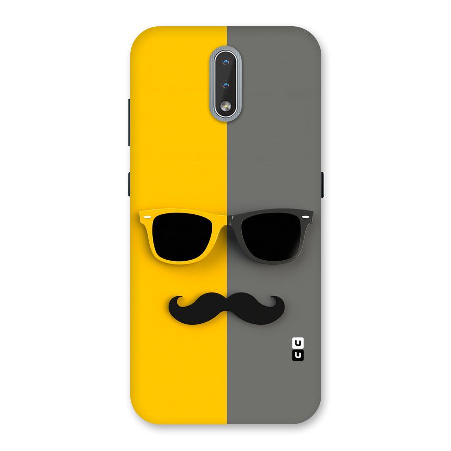Sunglasses and Moustache Back Case for Nokia 2.3
