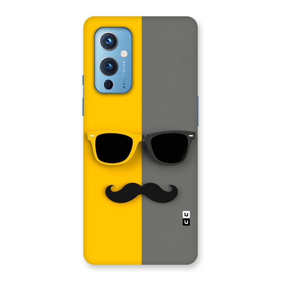 Sunglasses and Moustache Back Case for OnePlus 9