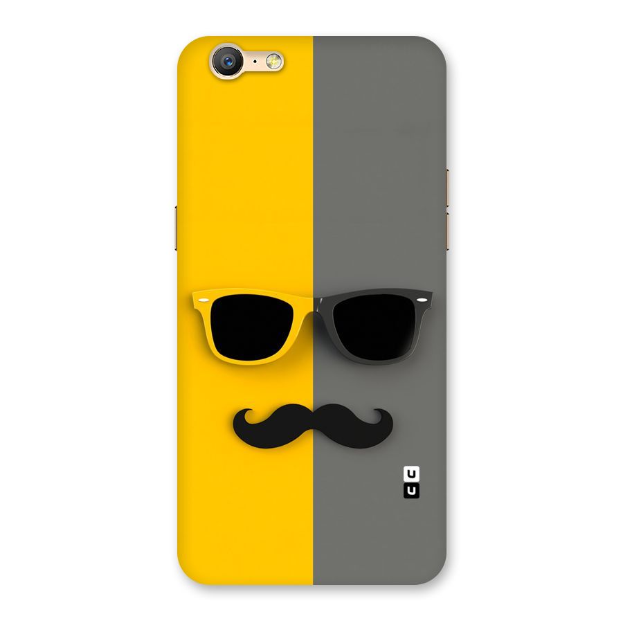 Sunglasses and Moustache Back Case for Oppo A57