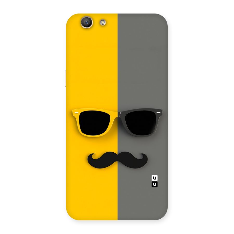 Sunglasses and Moustache Back Case for Oppo F1s
