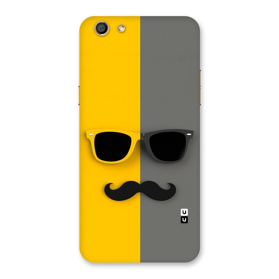 Sunglasses and Moustache Back Case for Oppo F3
