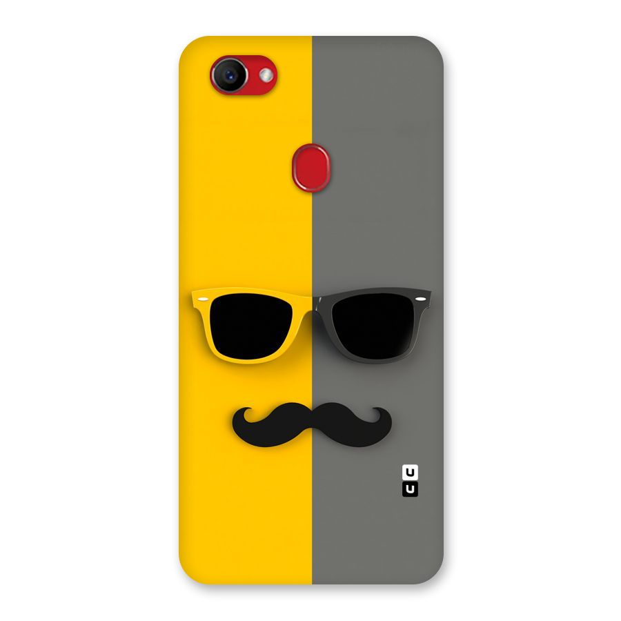 Sunglasses and Moustache Back Case for Oppo F7
