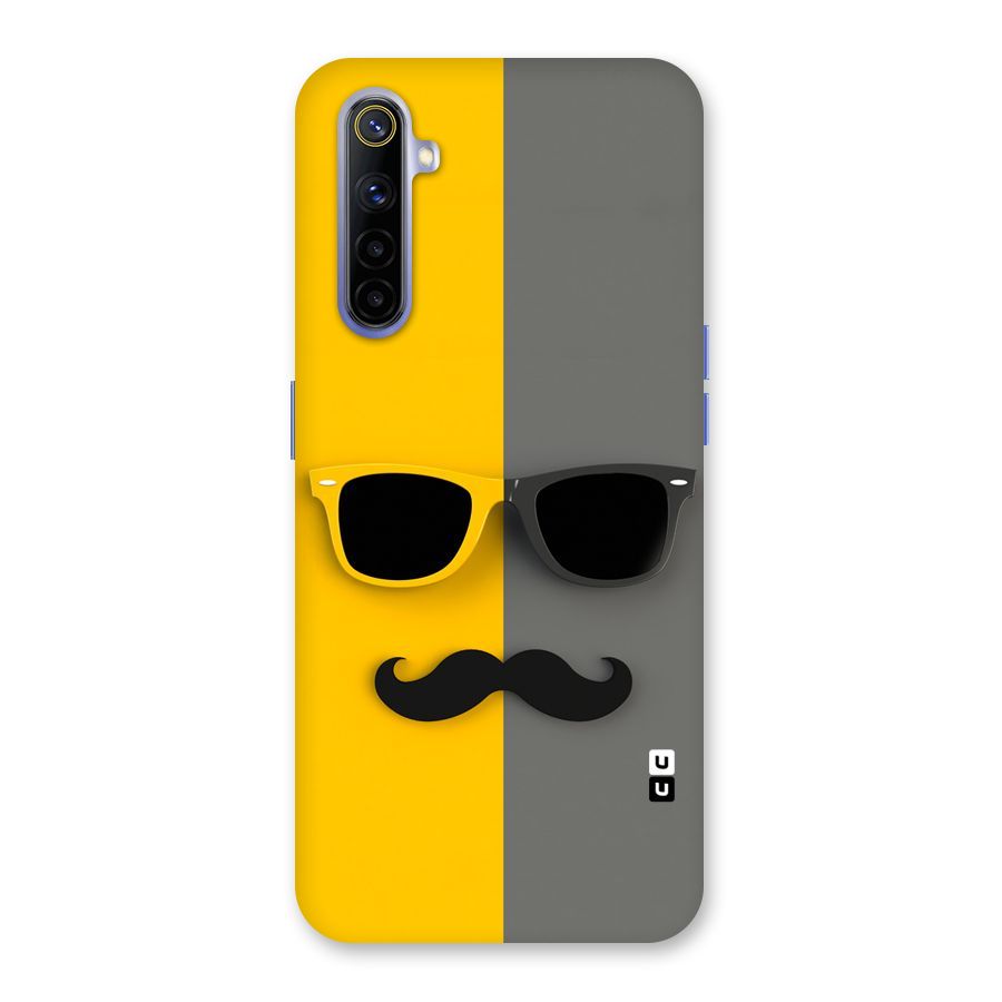Sunglasses and Moustache Back Case for Realme 6