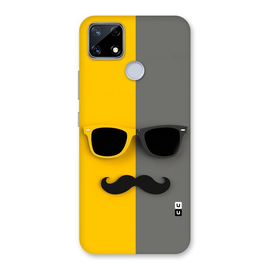 Sunglasses and Moustache Back Case for Realme Narzo 20