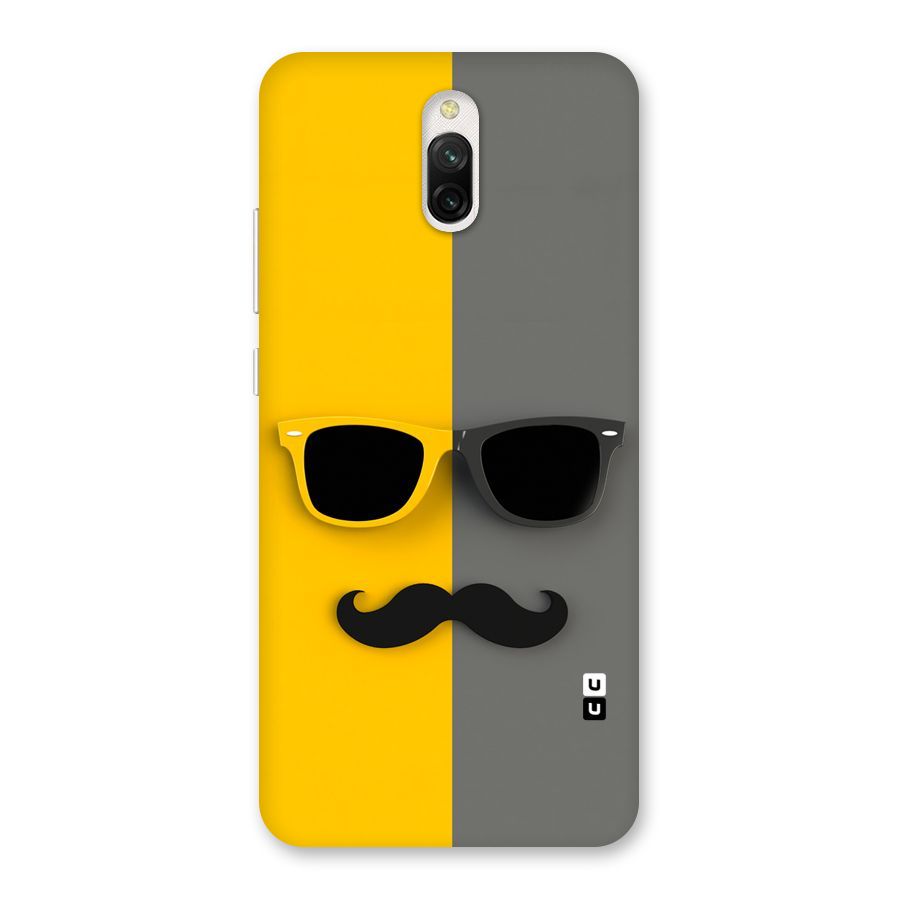 Sunglasses and Moustache Back Case for Redmi 8A Dual