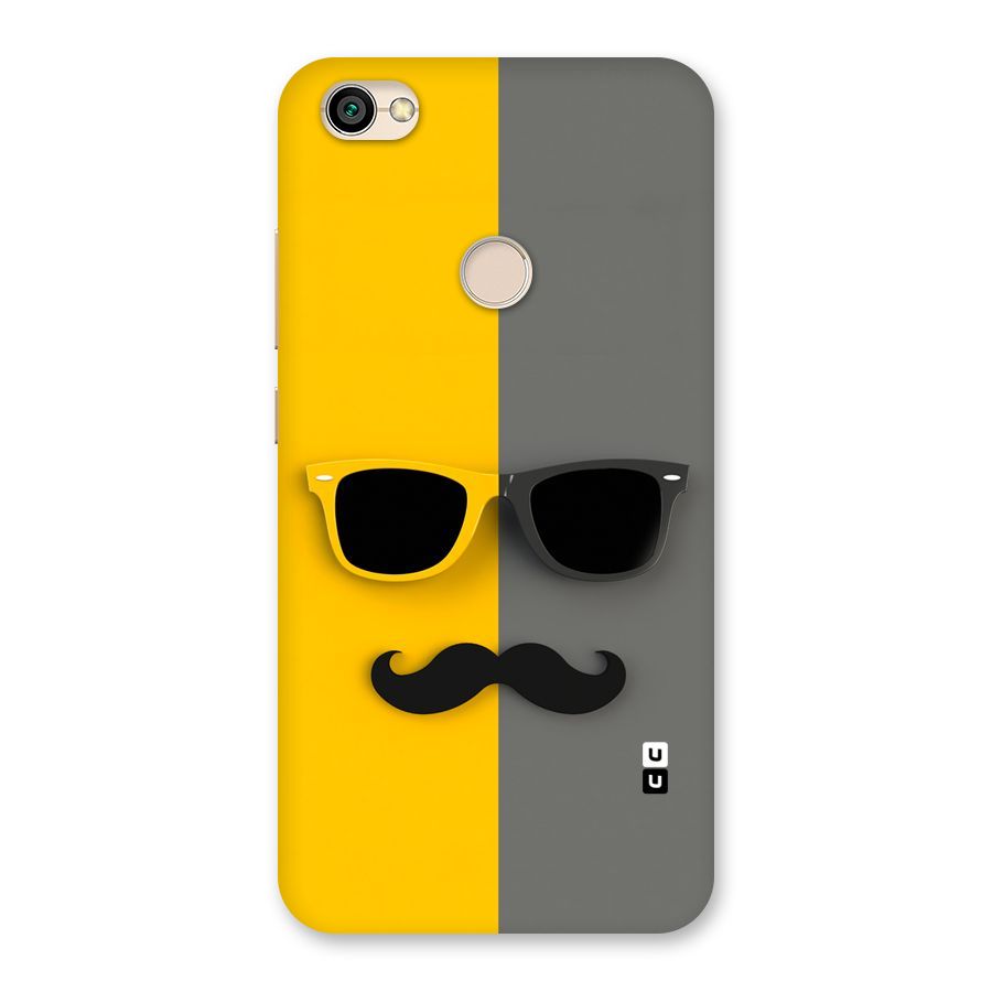 Sunglasses and Moustache Back Case for Redmi Y1 2017