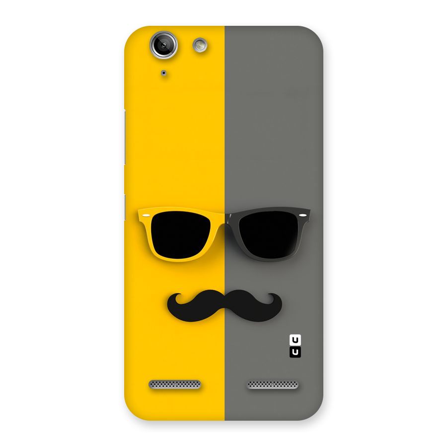 Sunglasses and Moustache Back Case for Vibe K5 Plus