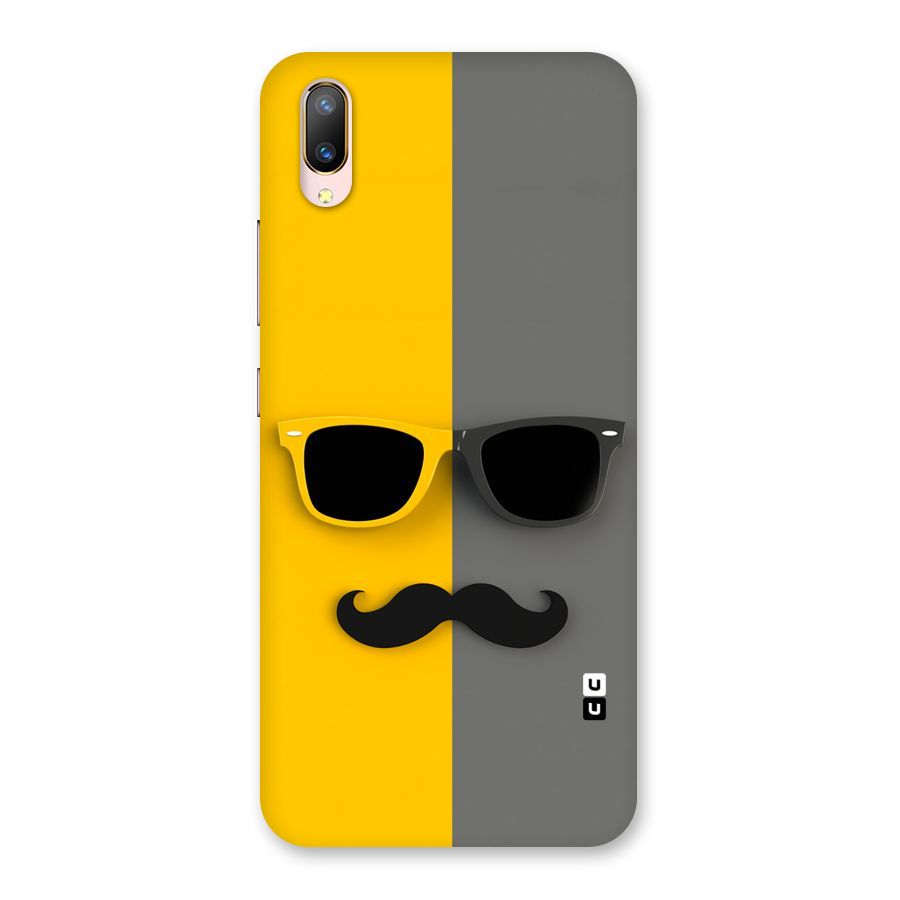 Sunglasses and Moustache Back Case for Vivo V11 Pro