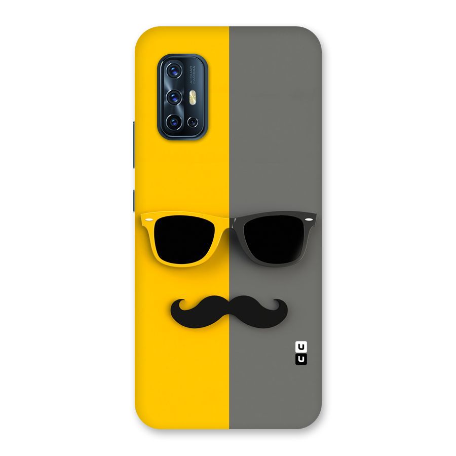 Sunglasses and Moustache Back Case for Vivo V17