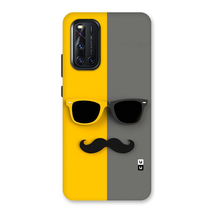 Sunglasses and Moustache Back Case for Vivo V19