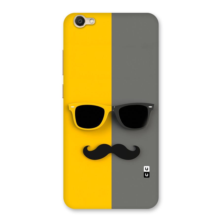 Sunglasses and Moustache Back Case for Vivo V5