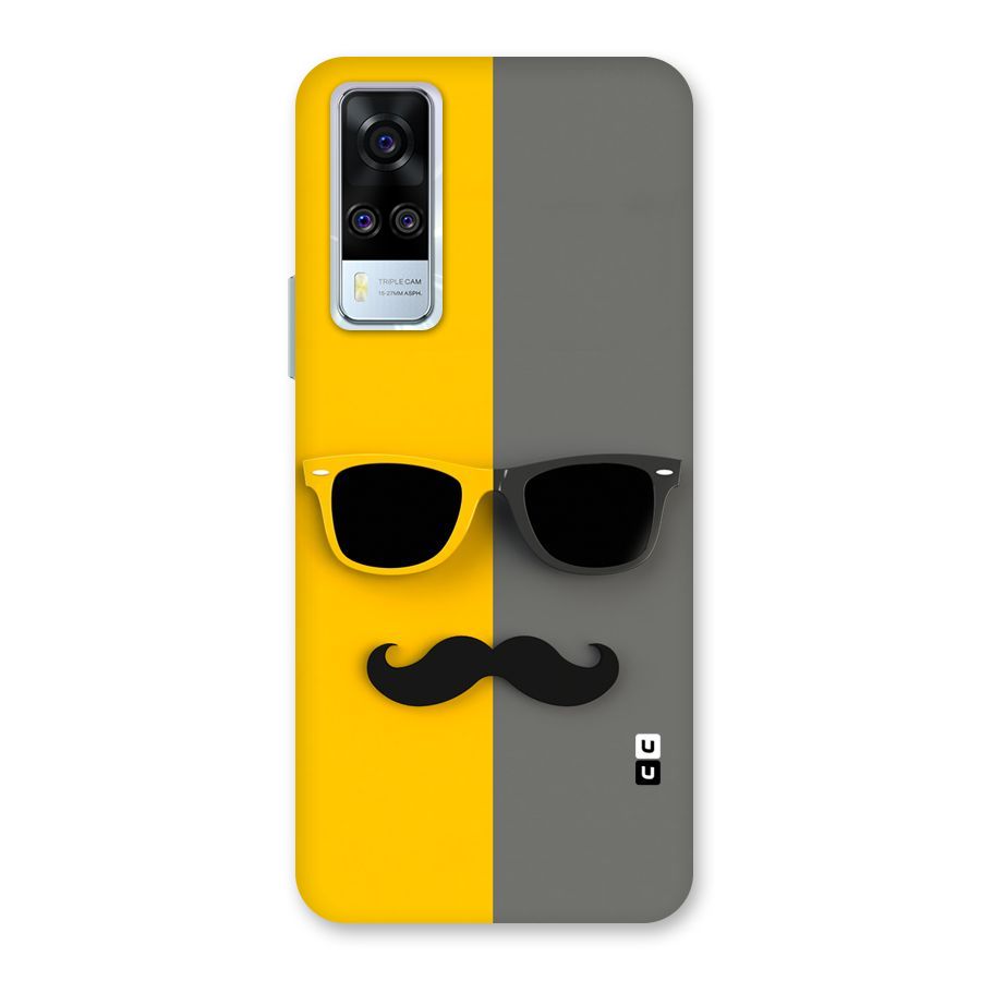 Sunglasses and Moustache Back Case for Vivo Y31