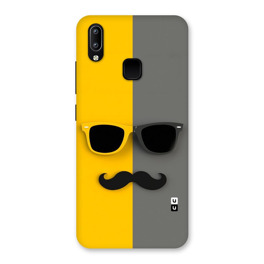 Sunglasses and Moustache Back Case for Vivo Y93