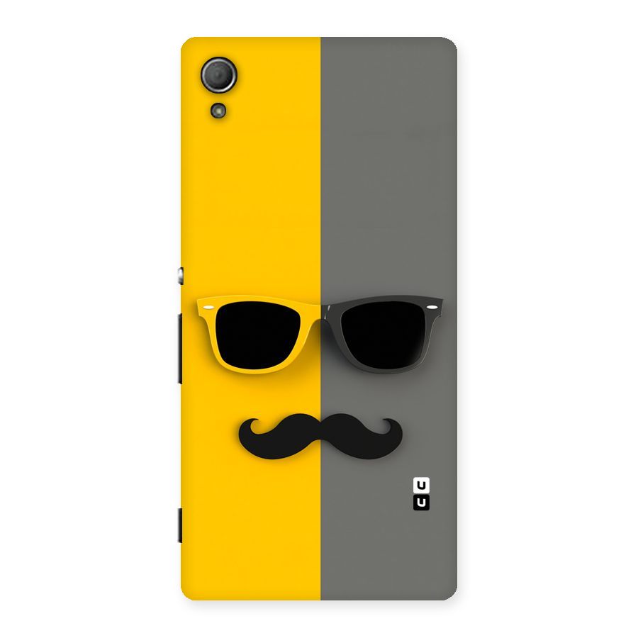 Sunglasses and Moustache Back Case for Xperia Z3 Plus