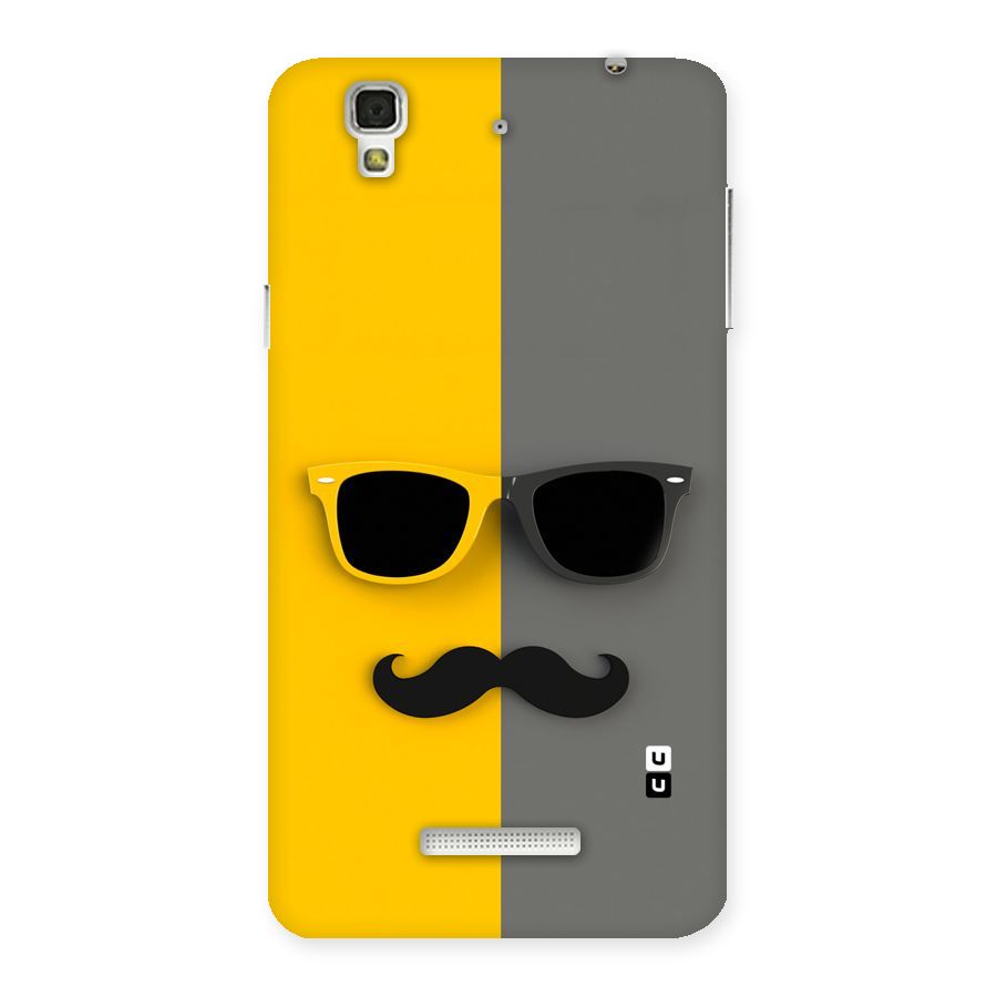 Sunglasses and Moustache Back Case for YU Yureka Plus