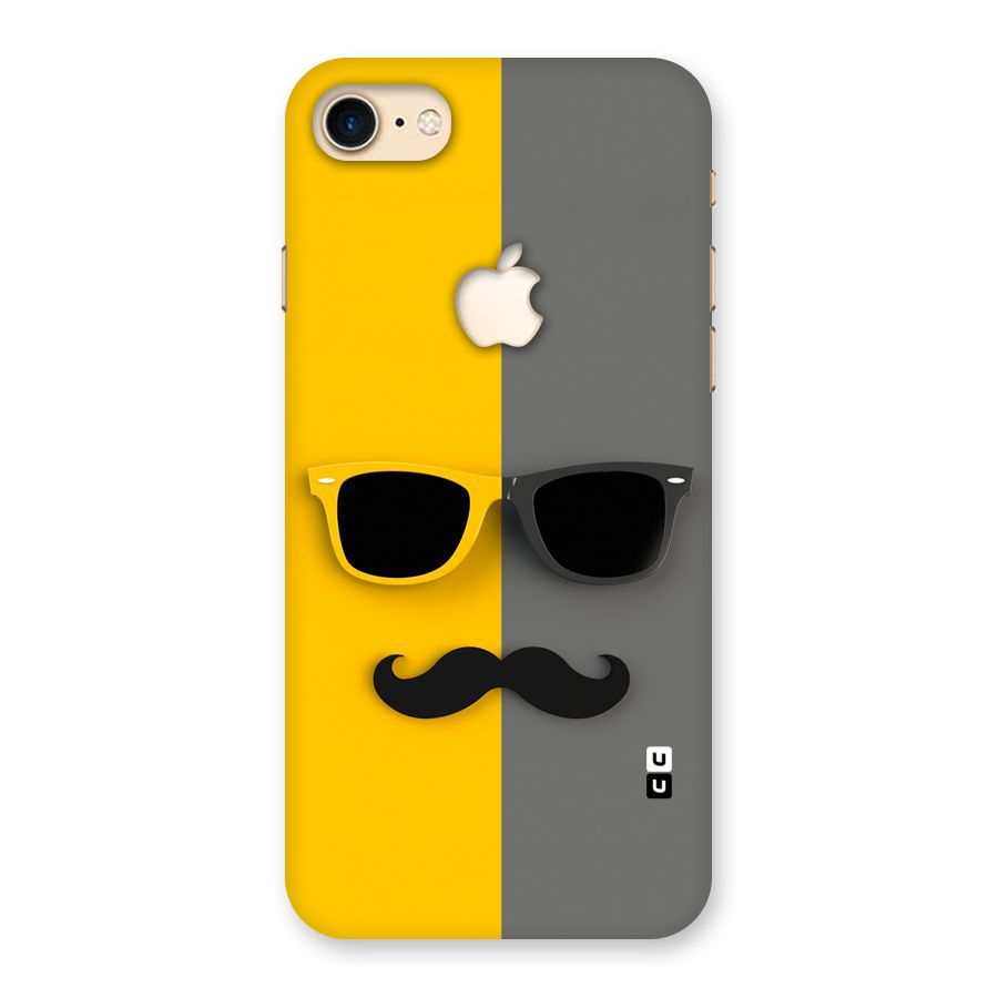 Sunglasses and Moustache Back Case for iPhone 7 Apple Cut