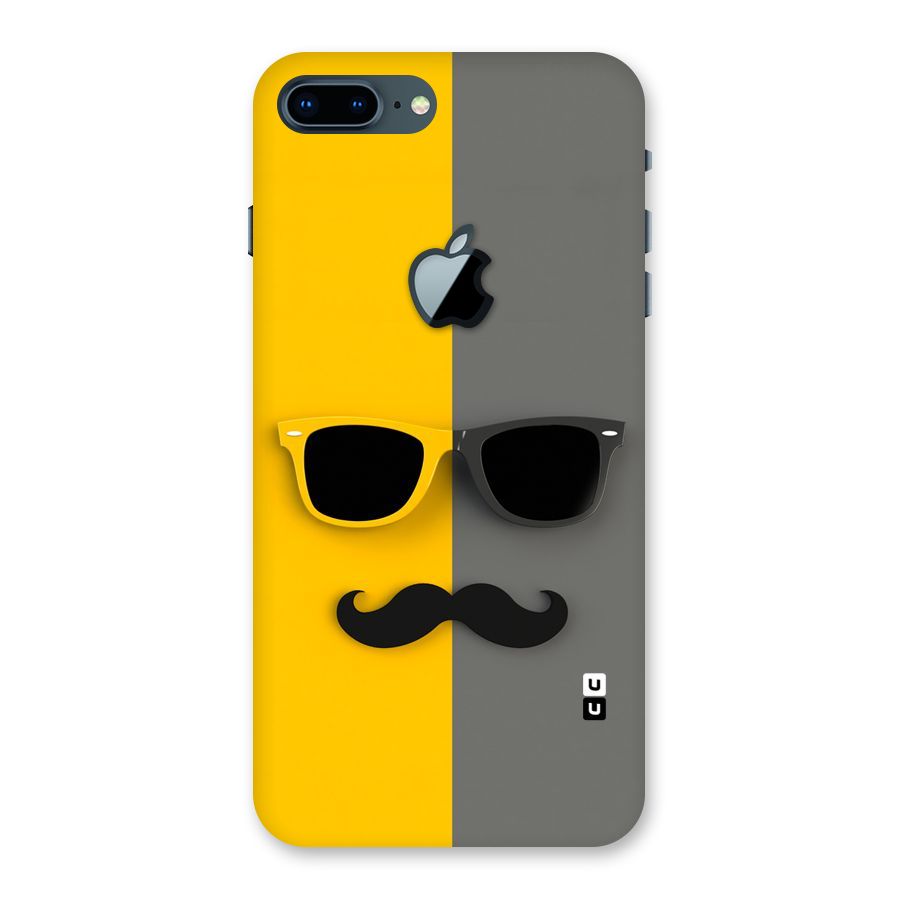 Sunglasses and Moustache Back Case for iPhone 7 Plus Apple Cut
